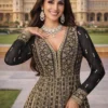 Beautiful Mrudangi Zara Chinon Silk Embroidered Gown With Dupatta Wholesale 2026