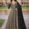 Beautiful Mrudangi Zara Chinon Silk Embroidered Gown With Dupatta Wholesale 2026