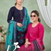 Popcorn Vol 8 Vertican Plain Embroidery Worked Kurti Set Collection Wholesale