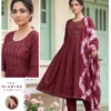 Launching Ramsha Vol 8 Vertican Plain Embroidery Worked Kurti Set Collection Wholesale 2026