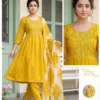 Launching Ramsha Vol 8 Vertican Plain Embroidery Worked Kurti Set Collection Wholesale 2026