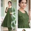 Launching Ramsha Vol 8 Vertican Plain Embroidery Worked Kurti Set Collection Wholesale 2026
