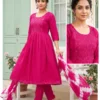 Launching Ramsha Vol 8 Vertican Plain Embroidery Worked Kurti Set Collection Wholesale 2026