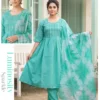 Launching Ramsha Vol 8 Vertican Plain Embroidery Worked Kurti Set Collection Wholesale 2026