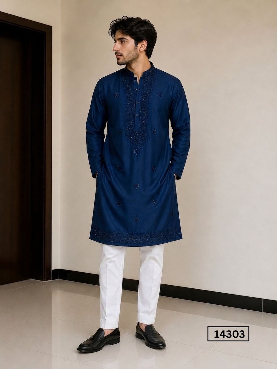 Launching Outluk Vol 143 Linen Satin Embroidered Kurta Pajama Collection Wholesale 2026