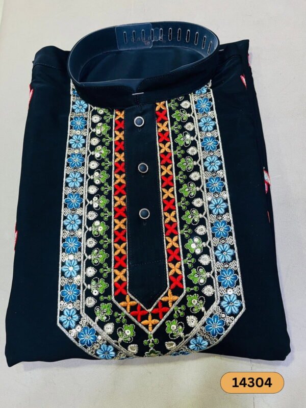 Launching Outluk Vol 143 Linen Satin Embroidered Kurta Pajama Collection Wholesale 2026