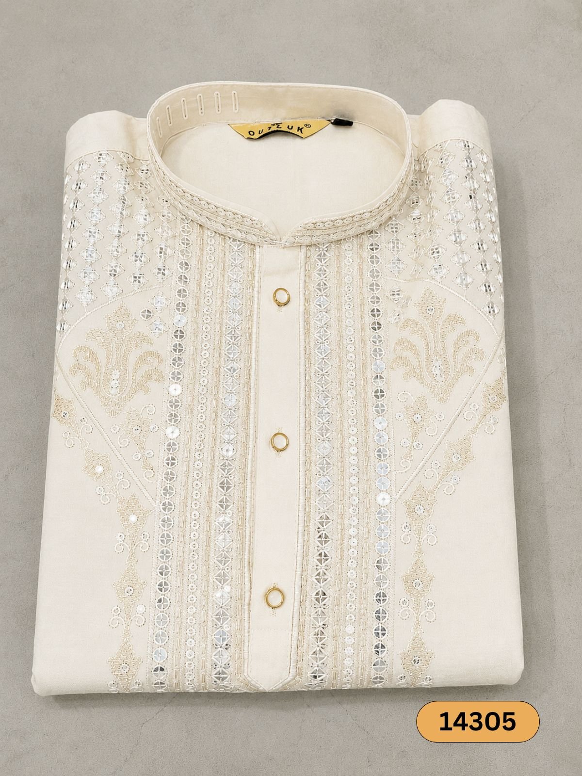 Launching Outluk Vol 143 Linen Satin Embroidered Kurta Pajama Collection Wholesale 2026