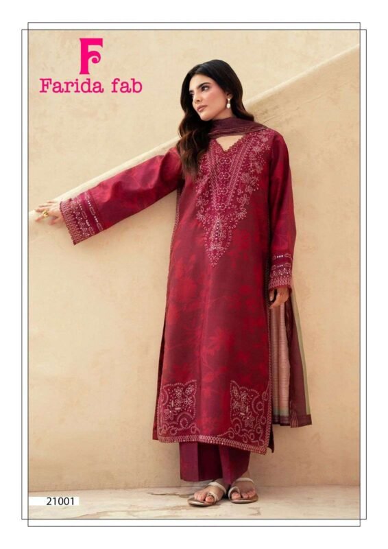 Buy Farida Sobia Nazir Vol 21 Readymade Karachi Kurti Pant With Dupatta Wholesale 2026