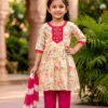 Stylish Bhumi 10043 And 10044 Mul Chanderi Printed Kids Wear Kurti Set Wholesale 2026
