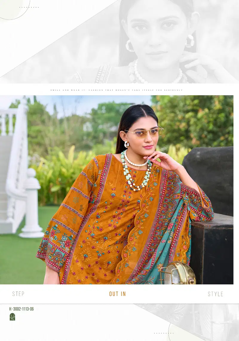 Buy Alok Bin Saeed Edition 15 Cambric Cotton Embroidered Dress Material Wholesale 2026