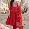 Latest Princess New Aaiyna Glass Roman Embroidered Kurti Set Collection Wholesale 2026