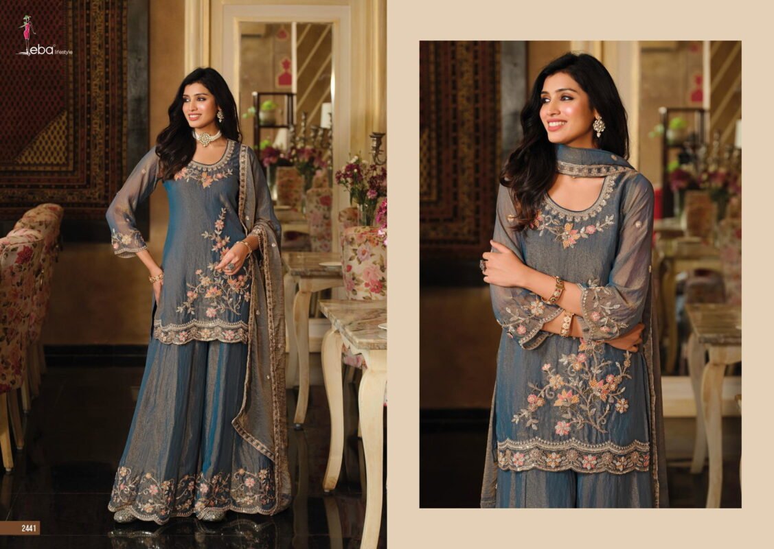 Latest Eba Gulbano Nc Moss With Beads Work Salwar Kameez Wholesale 2026