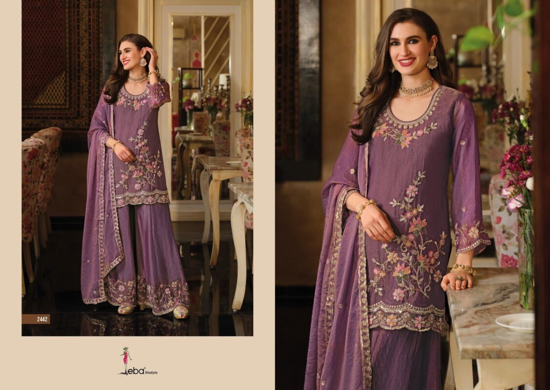 Latest Eba Gulbano Nc Moss With Beads Work Salwar Kameez Wholesale 2026