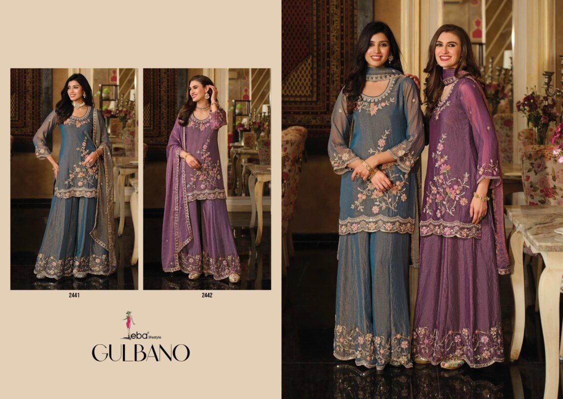 Latest Eba Gulbano Nc Moss With Beads Work Salwar Kameez Wholesale 2026