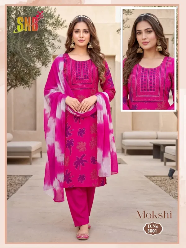 Latest Mokshi Vol 3 Vertican Silk Print Straight Cut Kurti Set Collection Wholesale 2026