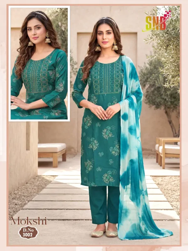 Latest Mokshi Vol 3 Vertican Silk Print Straight Cut Kurti Set Collection Wholesale 2026