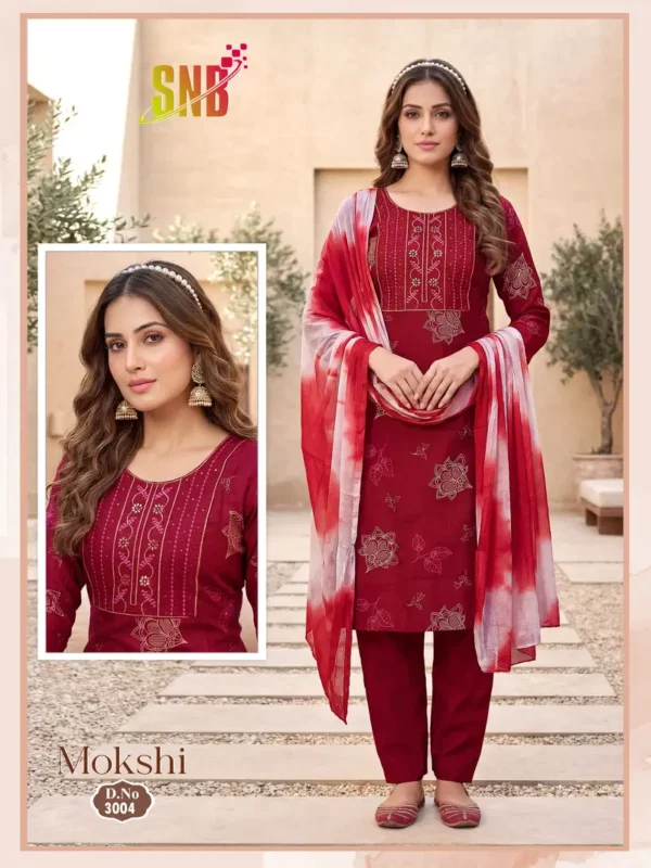 Latest Mokshi Vol 3 Vertican Silk Print Straight Cut Kurti Set Collection Wholesale 2026