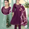 Stylish Bhawana Vol 1 Vertican Silk Embroidered Kurti With Bottom Dupatta Wholesale 2026