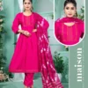 Stylish Bhawana Vol 1 Vertican Silk Embroidered Kurti With Bottom Dupatta Wholesale 2026