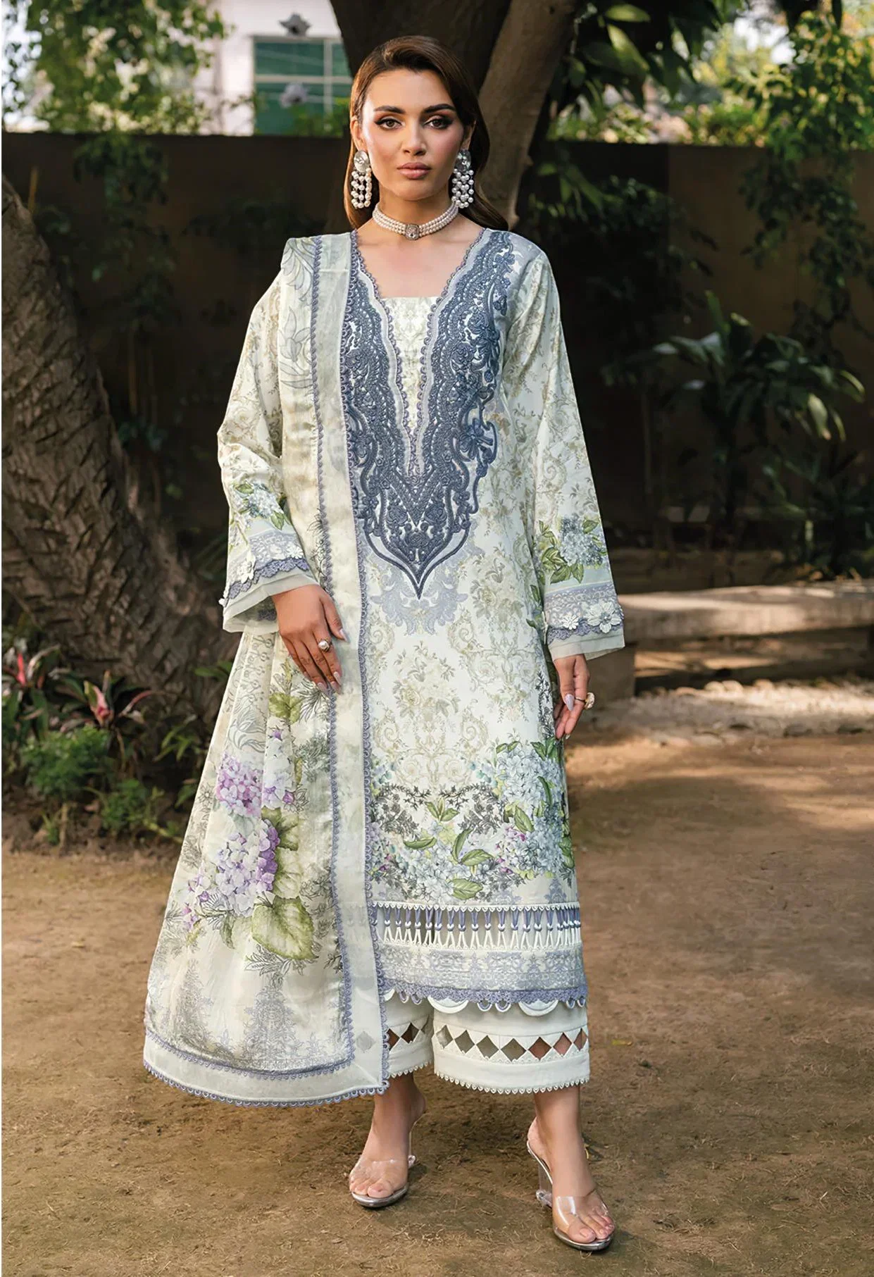 Deepsy 1892 Chiffon Dupatta Cotton Embroidered Salwar Kameez Wholesale
