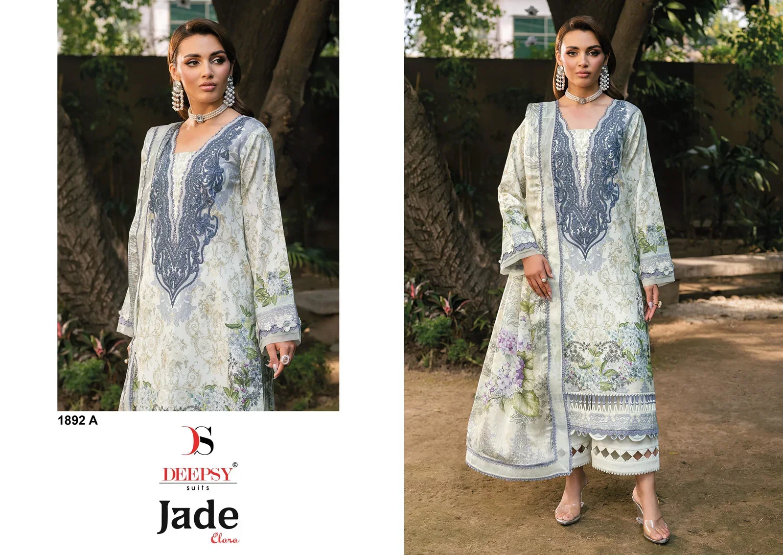 Latest Deepsy 1892 Chiffon Dupatta Cotton Embroidered Salwar Kameez Wholesale 2026