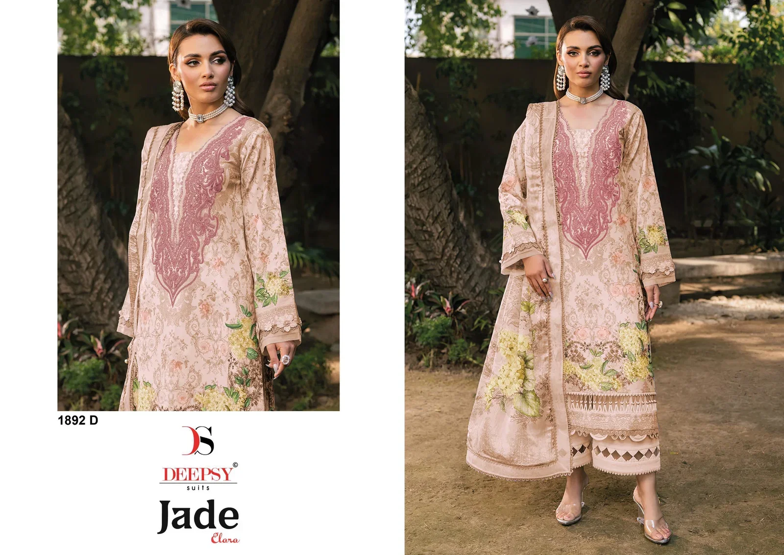 Latest Deepsy 1892 Chiffon Dupatta Cotton Embroidered Salwar Kameez Wholesale 2026