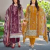 Levisha Madhubala Vol 16 Cambric Lawn Cotton Embroidered Dress Material Wholesale