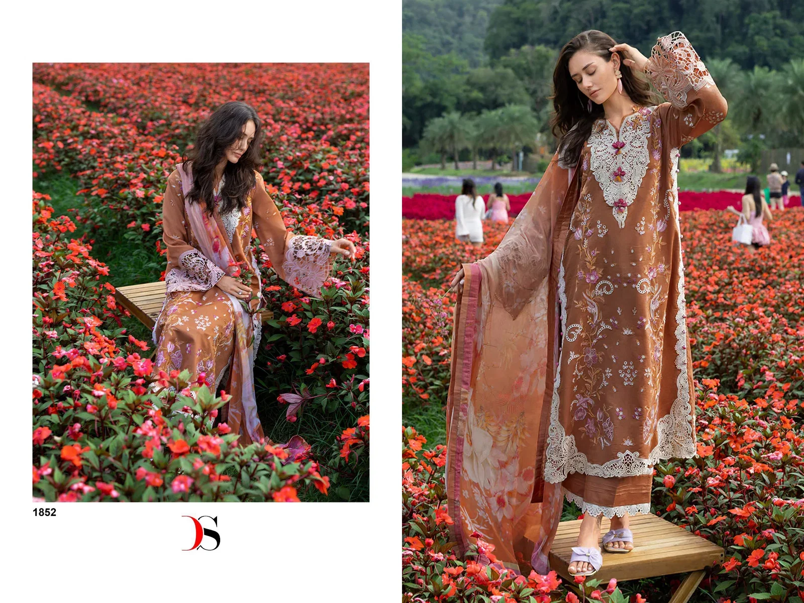 Deepsy Mushq Vol 3 Lawn Cotton Dupatta Cotton Embroidered Salwar Kameez Wholesale