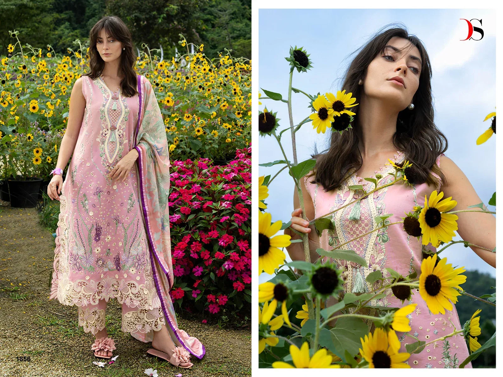 Deepsy Mushq Vol 3 Lawn Cotton Dupatta Cotton Embroidered Salwar Kameez Wholesale