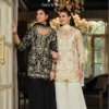 Eba Sajdah Black And White Nc Moss Silk Beads Worked Salwar Kameez Wholesale