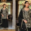 Launching Eba Sajdah Black And White Nc Moss Silk Beads Worked Salwar Kameez Wholesale 2026