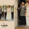 Launching Eba Sajdah Black And White Nc Moss Silk Beads Worked Salwar Kameez Wholesale 2026