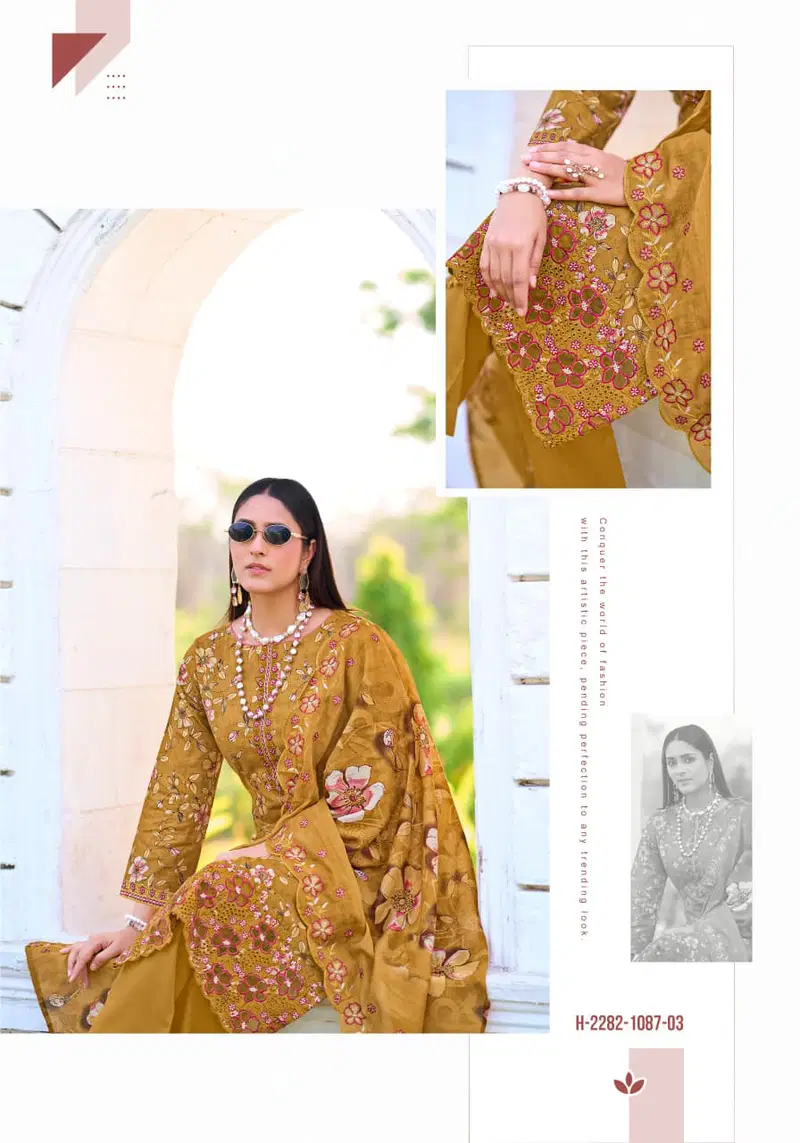 Alok Al Madina Vol 2 Cambric Cotton Foil Printed Dress Material Wholesale