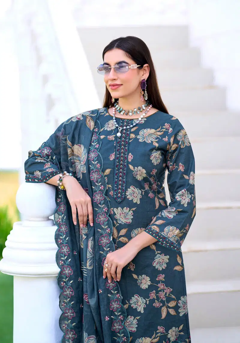 Alok Al Madina Vol 2 Cambric Cotton Foil Printed Dress Material Wholesale