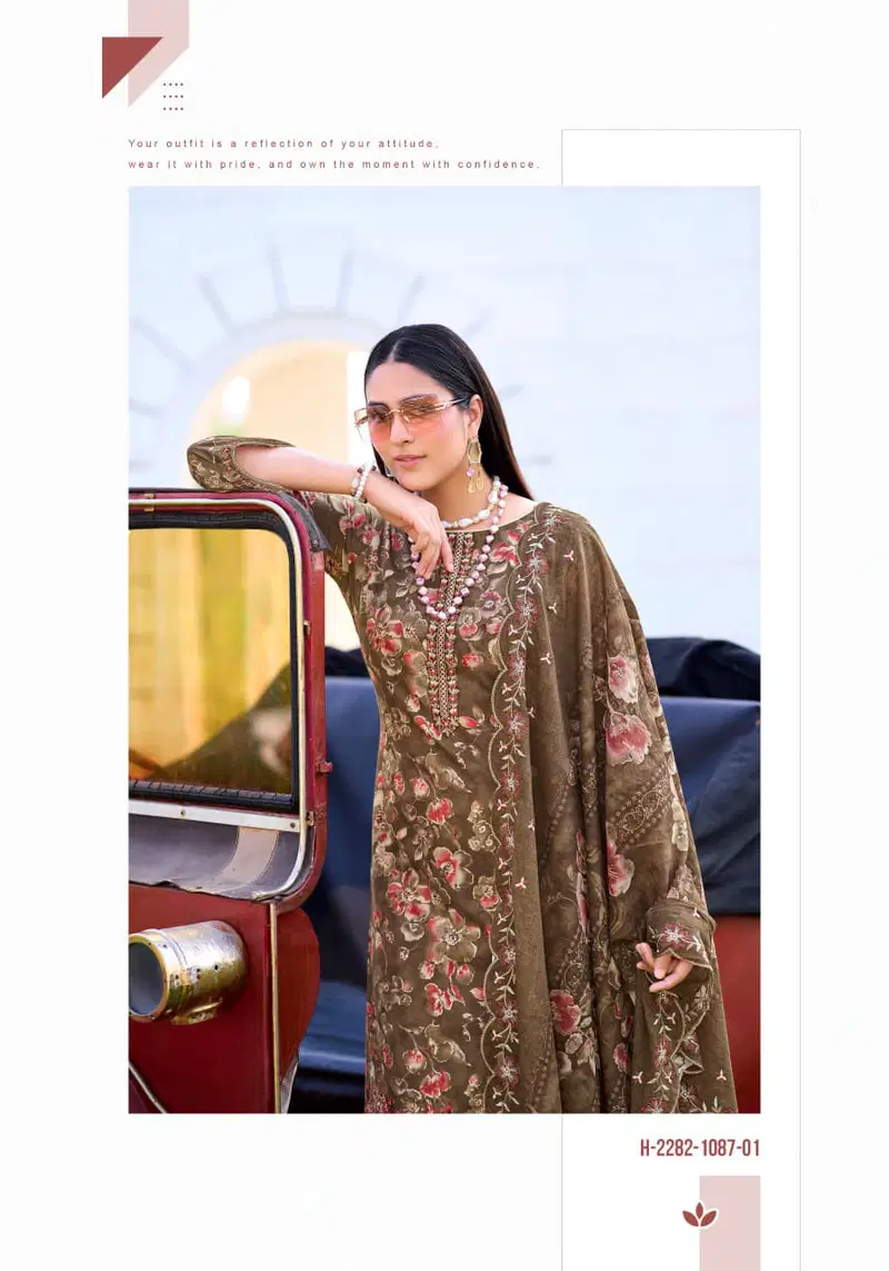 Alok Al Madina Vol 2 Cambric Cotton Foil Printed Dress Material Wholesale