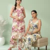 Naisha K 959 Vertican Discharge Printed Kurti With Bottom Wholesale