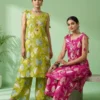 Beautiful Naisha K 959 Vertican Discharge Printed Kurti With Bottom Wholesale 2026