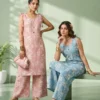 Beautiful Naisha K 959 Vertican Discharge Printed Kurti With Bottom Wholesale 2026