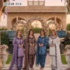 Hoor Tex 818 A To D Readymade Satin Embroidered Salwar Kameez Collection Wholesale