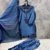 Launching Hoor Tex 818 A To D Readymade Satin Embroidered Salwar Kameez Collection Wholesale 2026