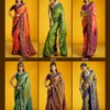 Latest Rajtex Kilkaari Ikkat Pure Silk Handloom Weaving Saree Collection Wholesale 2026