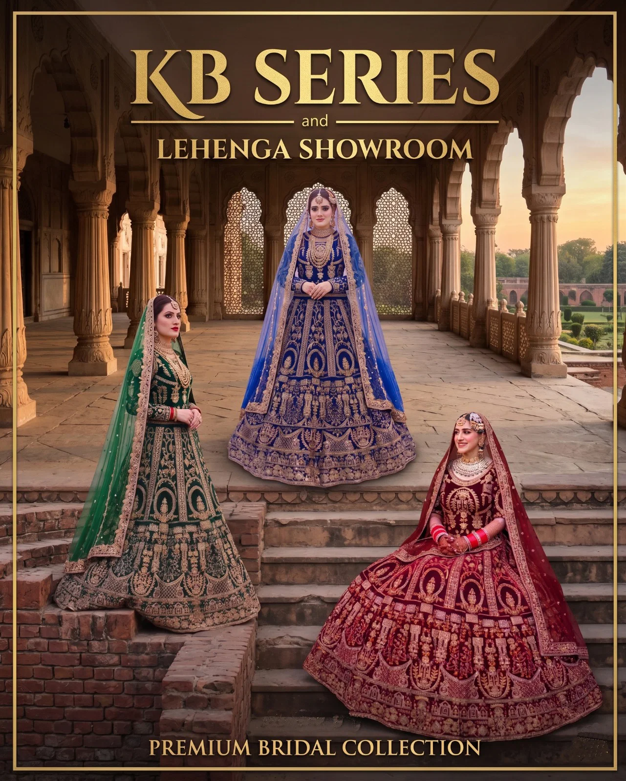 KB 1094 Velvet Embroidery Sequins Work Fancy Dori Diamond Work Lehenga Choli Wholesale
