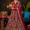 Latest KB 1094 Velvet Embroidery Sequins Work Fancy Dori Diamond Work Lehenga Choli Wholesale 2026