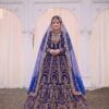 Latest KB 1094 Velvet Embroidery Sequins Work Fancy Dori Diamond Work Lehenga Choli Wholesale 2026