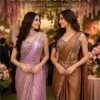Mrudangi Harshita Satin Crush Designer Ready To Wear Saree Collection Wholesale