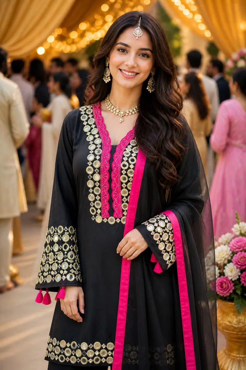 Latest Mrudangi Janki Premium Silk Hand Mirror Worked Salwar Kameez Collection Wholesale 2026