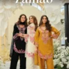 Eba Zainab Slub Organza Beads Work Salwar Kameez Wholesale