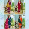 Buy Aanchi Plus Sunlight Vichitra Silk Embroidered Kurti With Bottom Dupatta Wholesale 2026