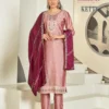 Latest Aanchi Kitty Vichitra Silk Embroidered Kurti With Bottom Dupatta Wholesale 2026