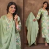 Latest Moksh Kaashvi D No 9014 Chanderi Hand Worked Kurti With Bottom Dupatta Wholesale 2026